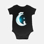 White Fox Moon-baby basic onesie-Vallina84