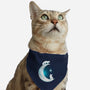 White Fox Moon-cat adjustable pet collar-Vallina84