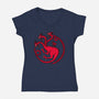 Hydraryen-womens v-neck tee-Raffiti