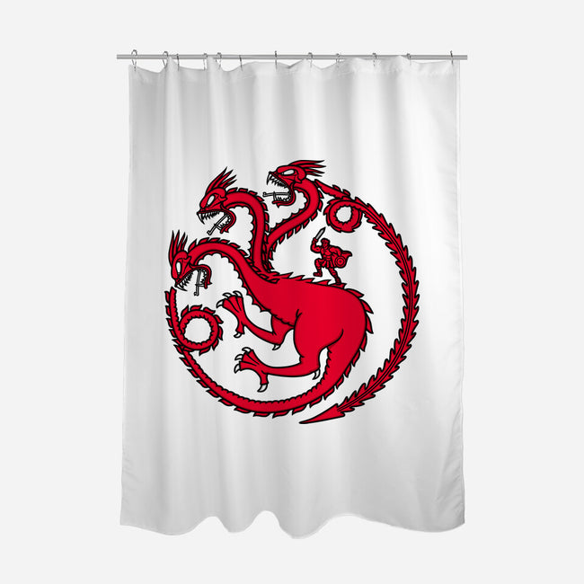 Hydraryen-none polyester shower curtain-Raffiti