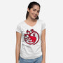 Hydraryen-womens v-neck tee-Raffiti