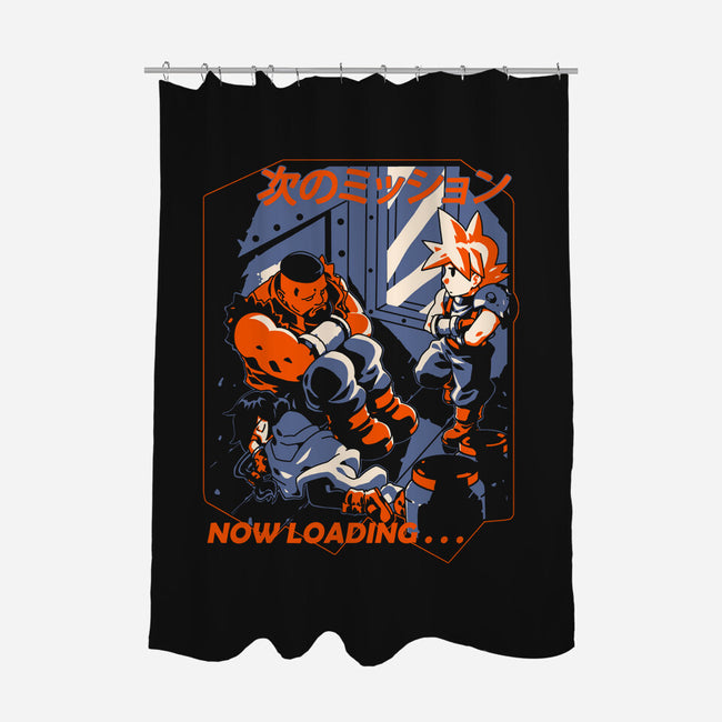 FF7 Next Mission-none polyester shower curtain-1Wing