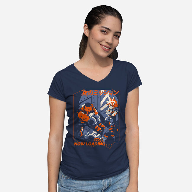 FF7 Next Mission-womens v-neck tee-1Wing