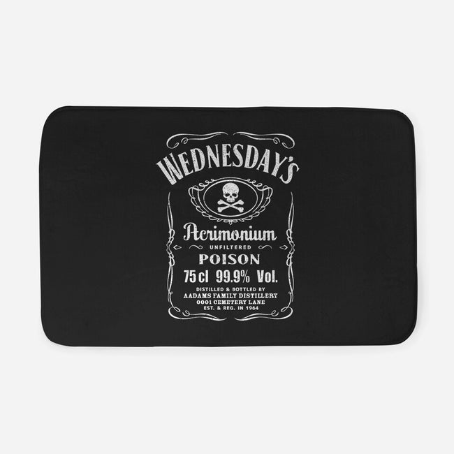 Wednesday's Acrimonium-none memory foam bath mat-dalethesk8er