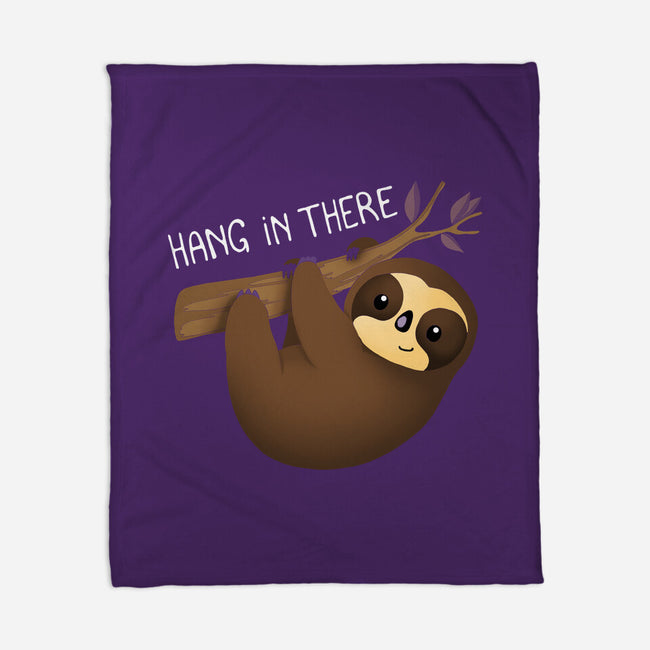 Hanging In There-none fleece blanket-Vallina84