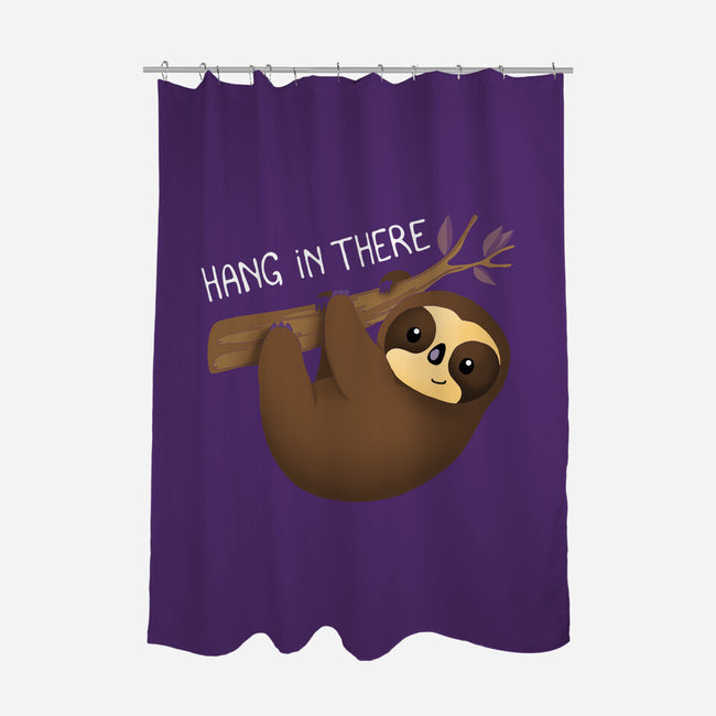 Hanging In There-none polyester shower curtain-Vallina84