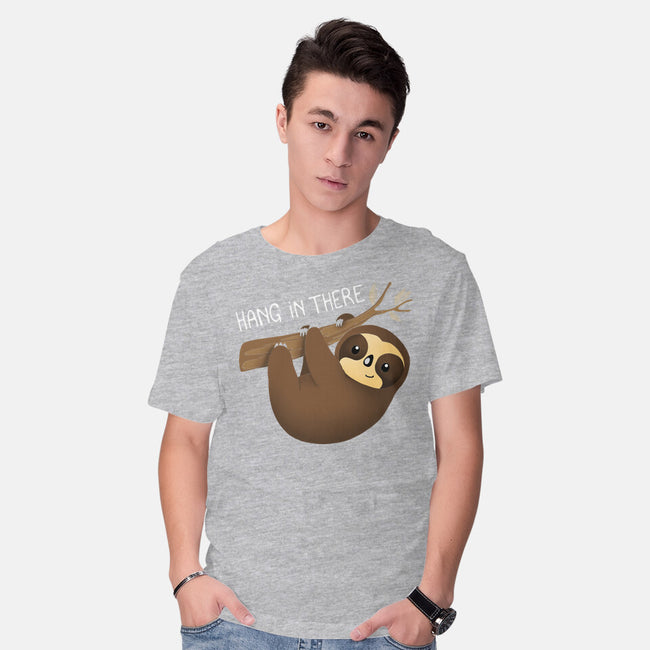 Hanging In There-mens basic tee-Vallina84