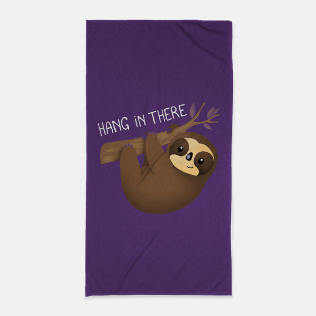 Hanging In There-none beach towel-Vallina84