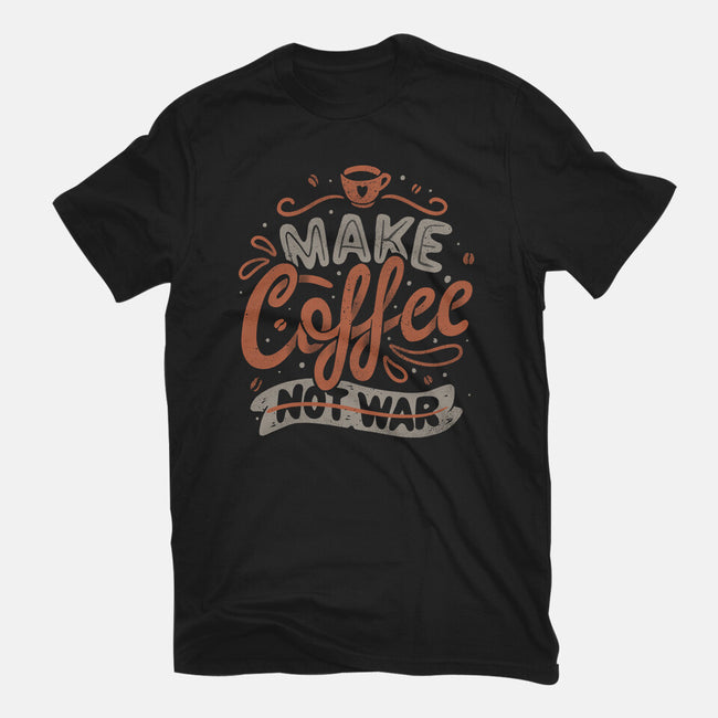 Make Coffee-womens basic tee-tobefonseca