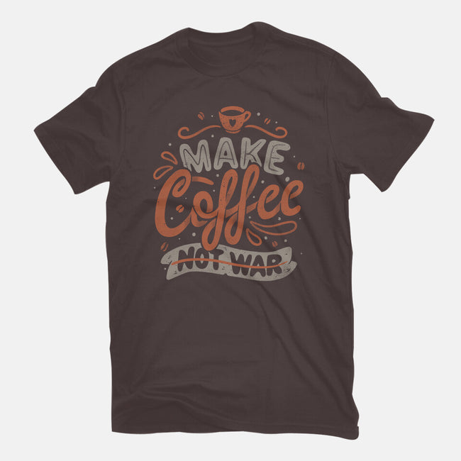 Make Coffee-womens basic tee-tobefonseca