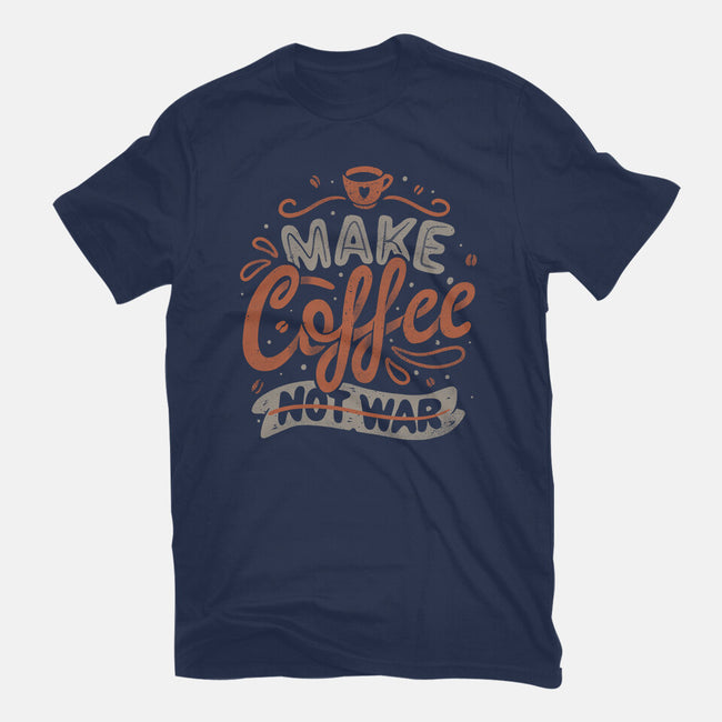 Make Coffee-womens basic tee-tobefonseca