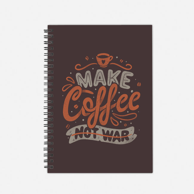 Make Coffee-none dot grid notebook-tobefonseca