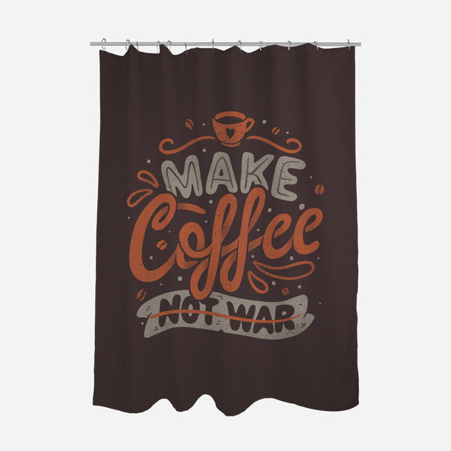 Make Coffee-none polyester shower curtain-tobefonseca