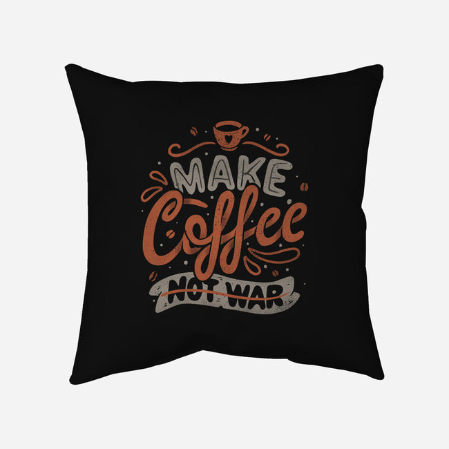 Make Coffee-none removable cover w insert throw pillow-tobefonseca