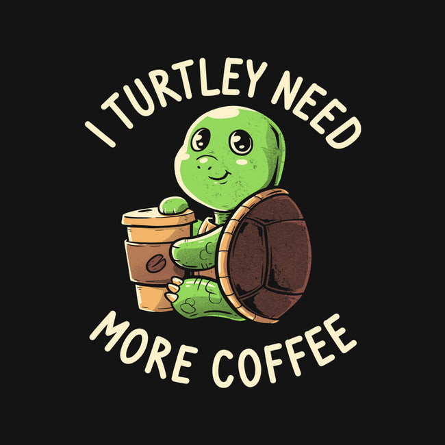 I Turtley Need More Coffee-cat bandana pet collar-koalastudio