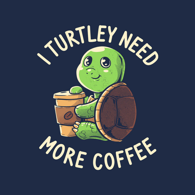 I Turtley Need More Coffee-none drawstring bag-koalastudio