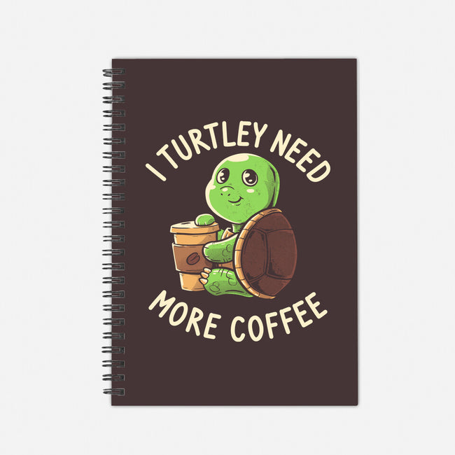 I Turtley Need More Coffee-none dot grid notebook-koalastudio
