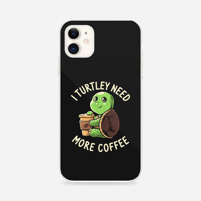 I Turtley Need More Coffee-iphone snap phone case-koalastudio