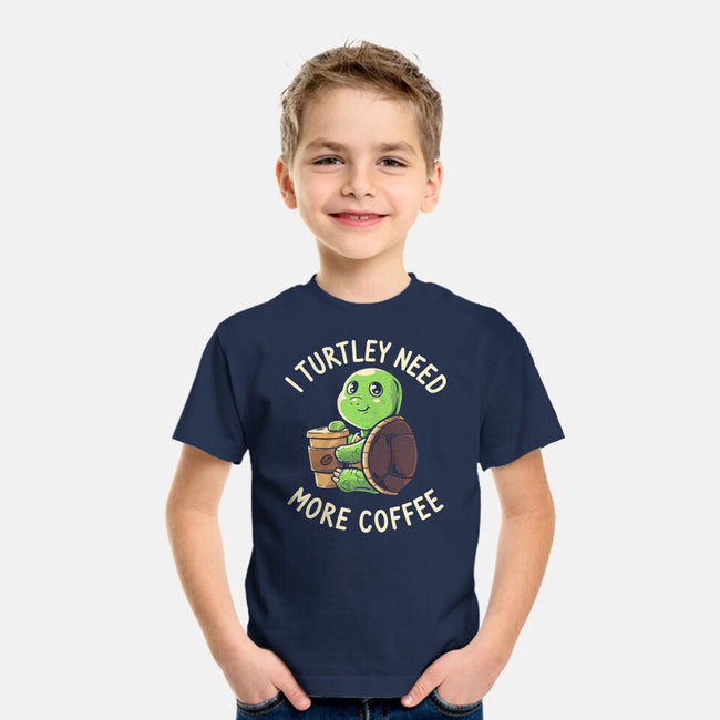 I Turtley Need More Coffee-youth basic tee-koalastudio