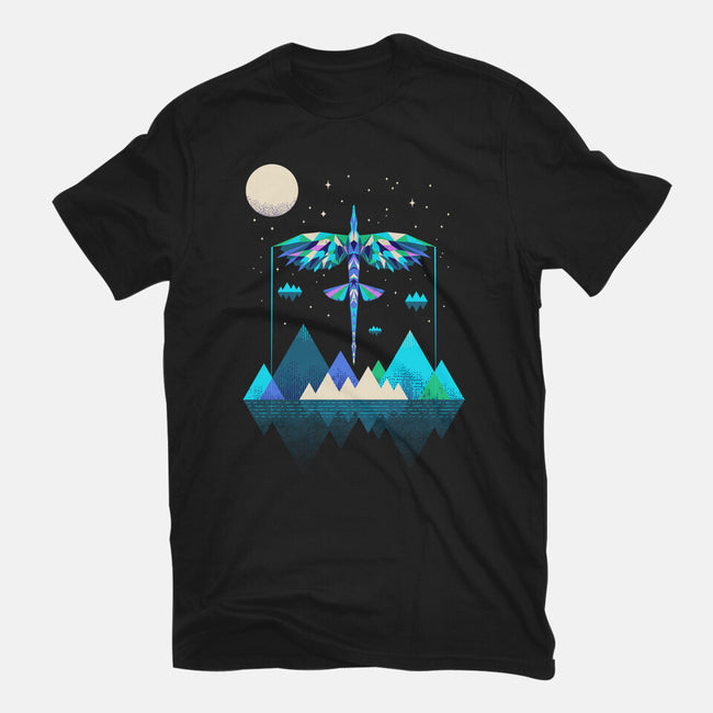 The Way Of The Wing-mens heavyweight tee-rocketman_art
