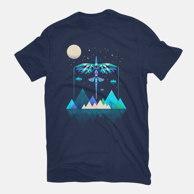 The Way Of The Wing-mens basic tee-rocketman_art