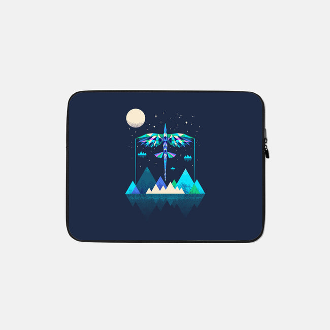 The Way Of The Wing-none zippered laptop sleeve-rocketman_art
