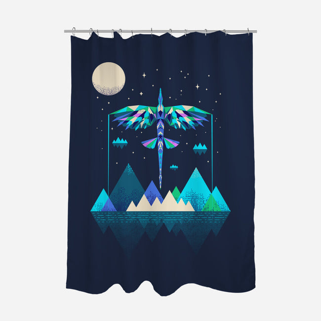 The Way Of The Wing-none polyester shower curtain-rocketman_art