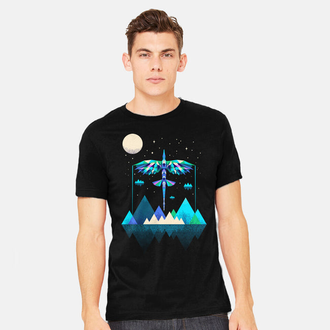 The Way Of The Wing-mens heavyweight tee-rocketman_art