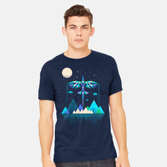 The Way Of The Wing-mens heavyweight tee-rocketman_art