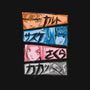 Ninja Faces-womens basic tee-Conjura Geek