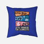 Ninja Faces-none removable cover w insert throw pillow-Conjura Geek