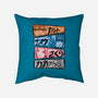 Ninja Faces-none removable cover w insert throw pillow-Conjura Geek