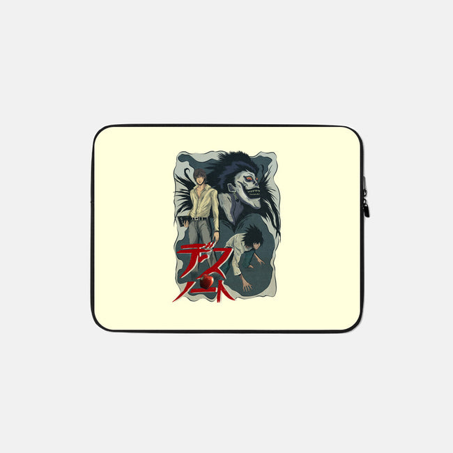 Notes Of Death-none zippered laptop sleeve-Conjura Geek