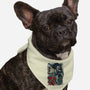 Notes Of Death-dog bandana pet collar-Conjura Geek