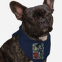 Notes Of Death-dog bandana pet collar-Conjura Geek