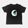 Never Grow Moon-baby basic tee-Vallina84