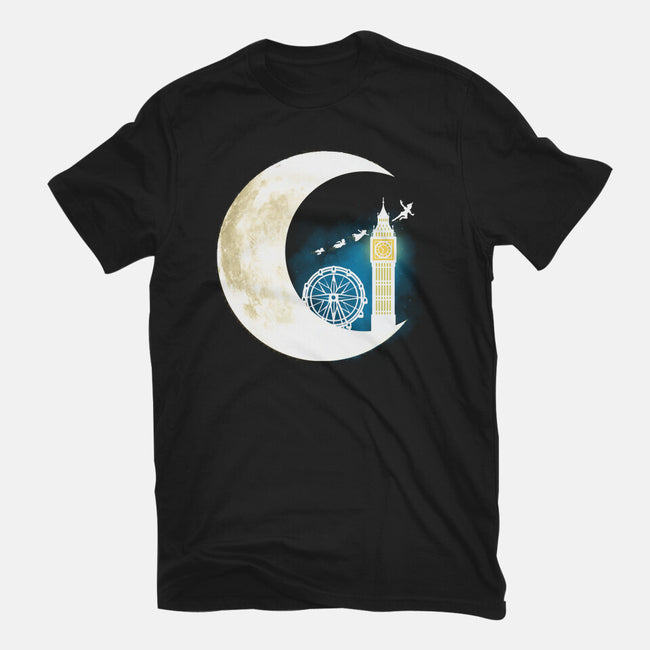 Never Grow Moon-mens heavyweight tee-Vallina84