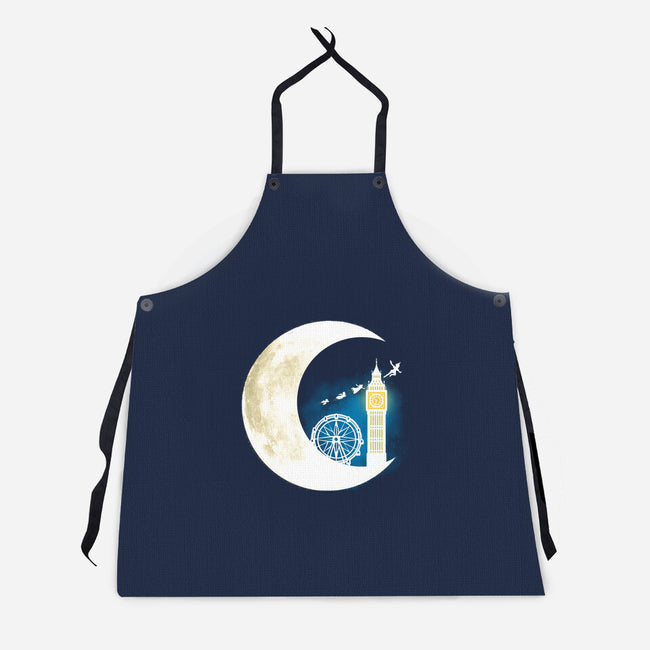 Never Grow Moon-unisex kitchen apron-Vallina84
