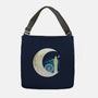 Never Grow Moon-none adjustable tote bag-Vallina84