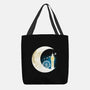 Never Grow Moon-none basic tote bag-Vallina84