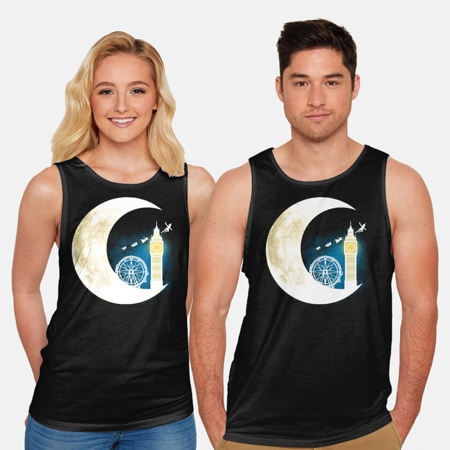 Never Grow Moon-unisex basic tank-Vallina84