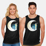 Never Grow Moon-unisex basic tank-Vallina84
