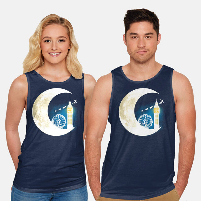 Never Grow Moon-unisex basic tank-Vallina84