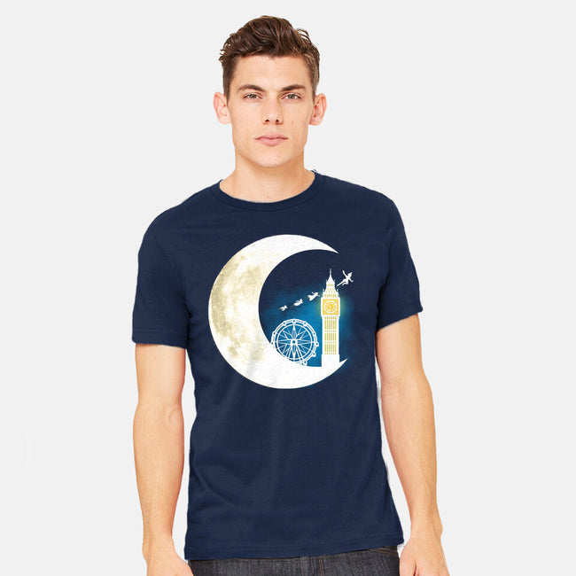 Never Grow Moon-mens heavyweight tee-Vallina84