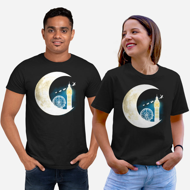 Never Grow Moon-unisex basic tee-Vallina84