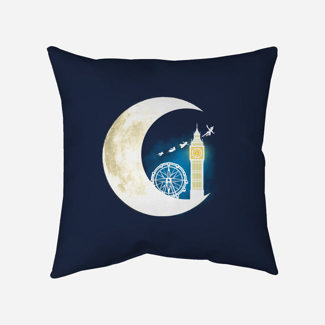 Never Grow Moon-none non-removable cover w insert throw pillow-Vallina84