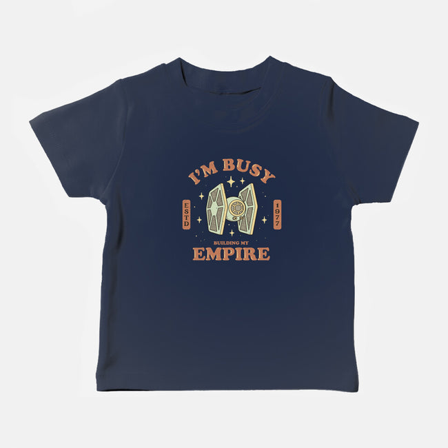 Building My Empire-baby basic tee-retrodivision