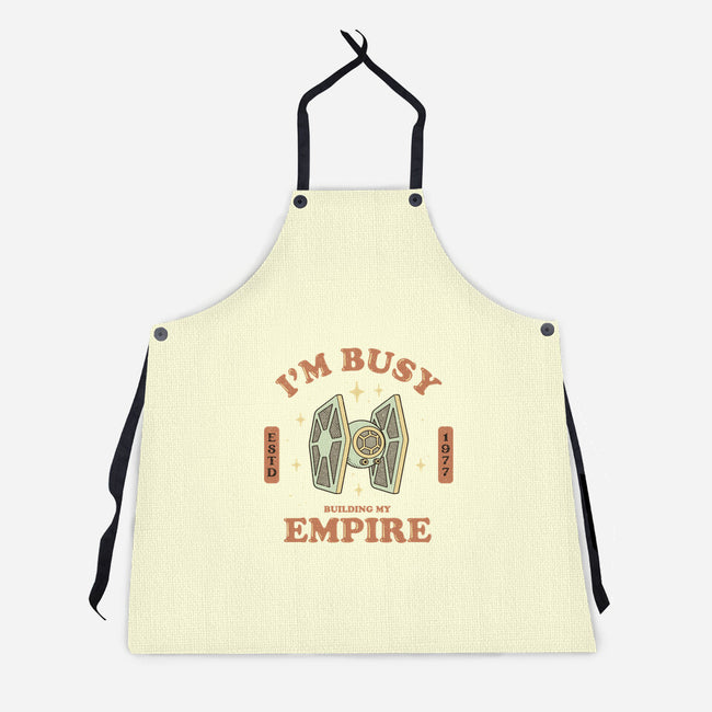 Building My Empire-unisex kitchen apron-retrodivision