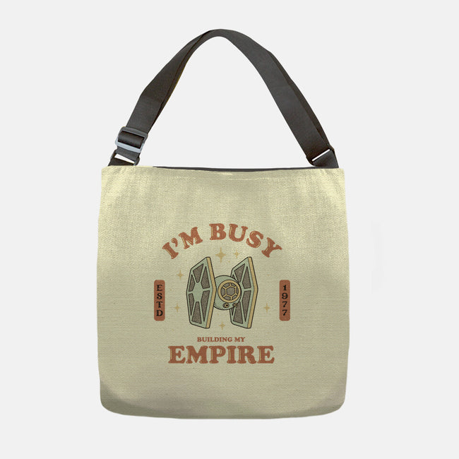 Building My Empire-none adjustable tote bag-retrodivision