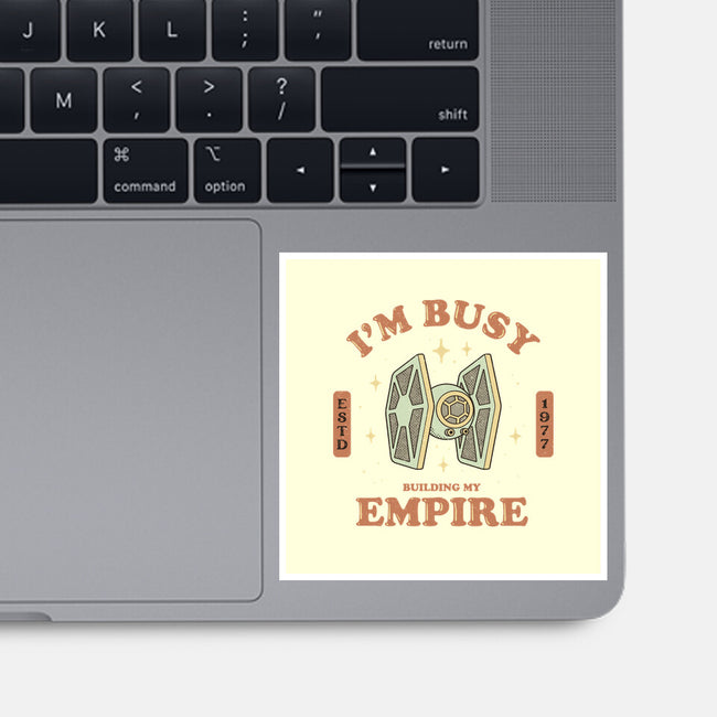 Building My Empire-none glossy sticker-retrodivision